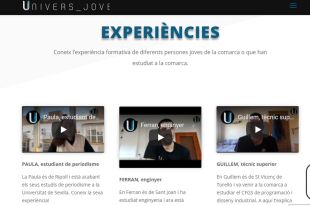 Comença l'Univers Jove al Ripollès per ajudar a escollir professió