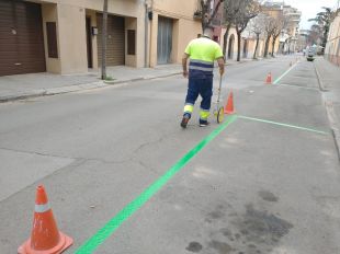 Salt retira 109 places d'aparcament de pagament a l'Espai Gironès i al carrer Moreneta