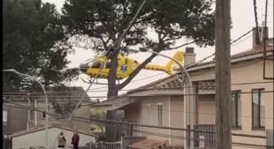 Tres ferits després d'un incendi en una casa de Verges 