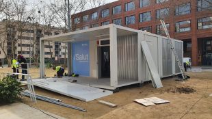 Salut instal·la dos mòduls més per atendre pacients covid a Banyoles i Figueres