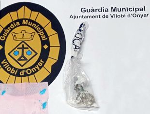 Actuació pionera de la Guàrdia Municipal de Vilobí d'Onyar arrestant a un traficant del poble