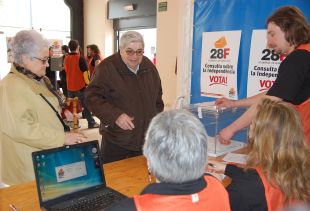 Gairebé el 10% dels bisbalencs ja s'han pronunciat sobre la independència a través del vot anticipat 
