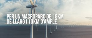 La plataforma en contra del parc eòlic marí del golf de Roses denuncia en un vídeo l'impacte del projecte