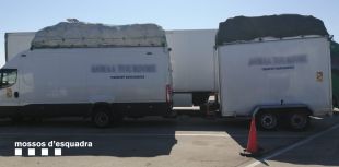 Denunciat a la Jonquera un conductor que circulava amb un excés de pes de 4.900 kg