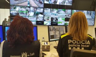 Salt incorpora cinc noves càmeres de videovigilància al carrer