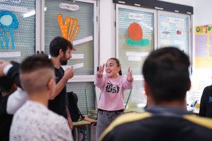 L'escola Font de la Pólvora de Girona convertirà alumnes en espectadors en una experiència d'immersió artística