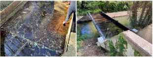 Reparen el pas aeri del canal principal de regants de Bescanó, Salt i Vilablareix