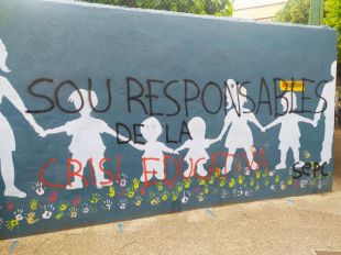 Vandalitzen els treballs florals de l'Escola Vedruna que havien preparat pel Temps de Flors
