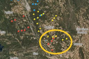 Nou projecte de parc eòlic amb cinc aerogeneradors entre Capmany i Sant Climent Sescebes