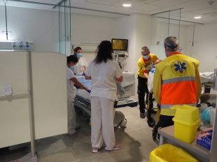 Nou descens d'hospitalitzats per coronavirus a la regió de Girona