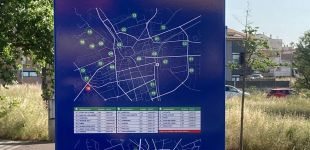 Figueres instal·la tòtems informatius amb els aparcaments disponibles a la ciutat