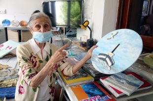 Una ganxona de 92 anys reclama el seu art cedit a la Cambra de Comerç perquè ''no l'han exposat mai''