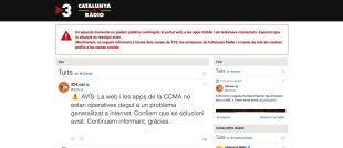 Caiguda massiva de plataformes i mitjans de comunicació a Internet