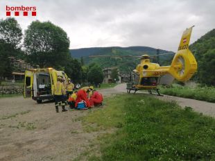 Ferida una excursionista en caure per un talús a Setcases