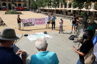 Concentració a Girona per reclamar més recursos a l'atenció primària