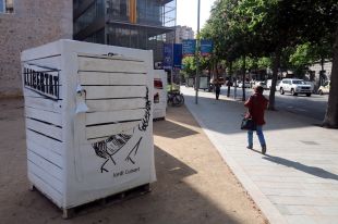 Absolts els cinc denunciats per les destrosses als 'tòtems de la Dignitat' de Girona