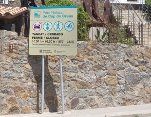 Roses prepara el tancament dels accessos al Cap de Creus que farà efectiu el 15 de juliol