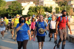 Jordi Turull comença la seva 'Travessa per la llibertat' des de Portbou i fins Arnes