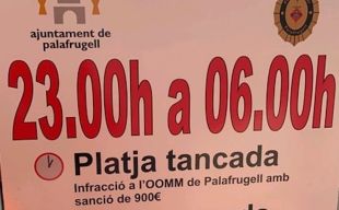 Palafrugell queda fora del toc de queda i decideix tancar les platges a la nit