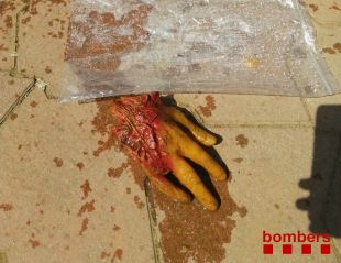 Ensurt al trobar les restes d'una mà humana sota el Pont de la Barca de Girona