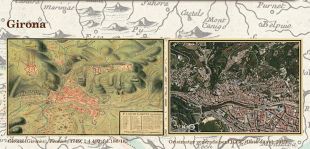 La Casa de Cultura de Girona mostra mapes de ciutats gironines de l'any 1719 