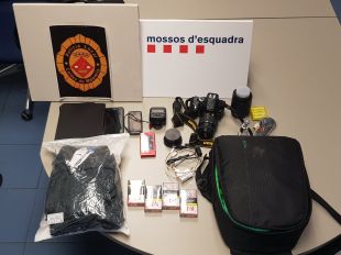 Detingut un home per entrar a robar en una casa de Caldes de Malavella