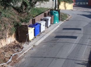 Vidreres posa més càmeres per frenar l'incivisme en les zones de recollida de residus