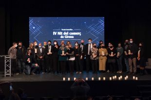Les associacions de comerciants de Girona reben el guardó en la Nit del Comerç