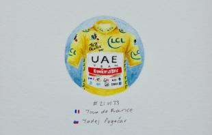 Una artista gironina subhasta 33 aquarel·les de la mida d'una moneda de 50 cèntims