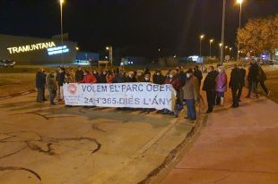 La Jonquera continua les protestes per reclamar que no es reconverteixi el parc de Bombers