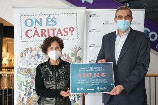 L'Espai Gironès entrega 8.247 euros a Càritas en el marc de la campanya solidària