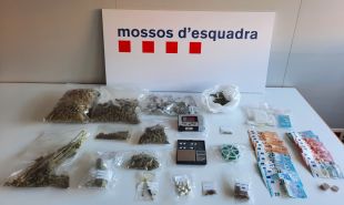 Detingut un home i desmantellat un punt de venda de droga a Banyoles