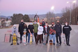 Olot inaugura l'ampliació de l'skate park