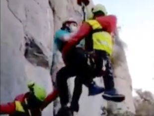 Rescaten amb helicòpter un escalador ferit a Beuda