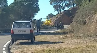 Ferit greu un motorista en un accident a la GI-682 a Sant Feliu de Guíxols