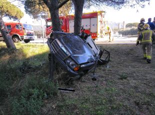 Un mort i un ferit en un accident de trànsit a Santa Cristina d'Aro