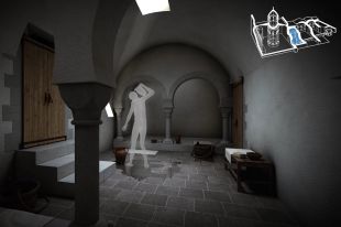 Els Banys Àrabs de Girona estrenen un audiovisual que recrea en 3D l'aspecte original