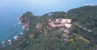 Promoció Econòmica de Palafrugell enregistra els Jardins de Cap Roig a vista de dron