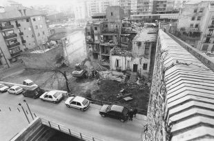 Es compleixen 25 anys de l'enderroc de la darrera casa al Jardí de la Infància de Girona