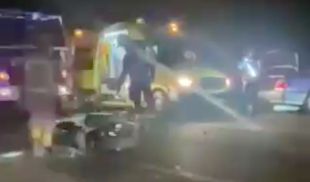 Ferit un motorista en una topada amb dos cotxes a la GI-643 a Gualta