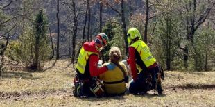 Rescaten una excursionista ferida a Campelles
