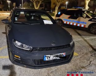 Enxampat a 213 km/h i amb la matrícula falsa per l'AP-7 a la Jonquera
