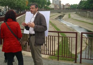 ERC de Girona proposa millorar la llera del riu Onyar i reformar la Plaça de Catalunya