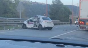 Un xoc entre dos vehicles a la C-66 a Girona genera cues de dos quilòmetres