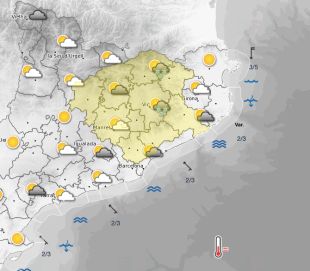 Protecció Civil activa l'alerta per nevades a cotes baixes a la Selva