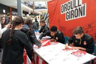 Quatre jugadors del Girona FC signaran autògrafs a l'Espai Gironès