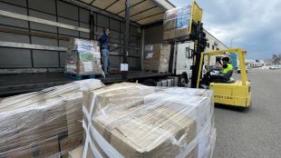 Blanes envia 26 tones de material humanitari a Kíiv a través de la frontera amb Romania
