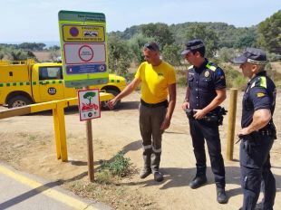 Palamós tanca per Setmana Santa els accessos motoritzats als espais naturals