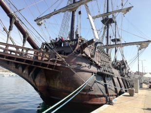 Unes 2.800 persones van visitar els dos velers clàssics ancorats al port de Palamós