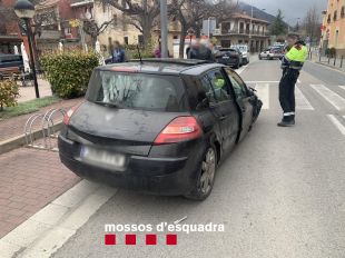 Un conductor que multiplicava per cinc la taxa d'alcoholèmia té un accident a Sant Pau de Segúries